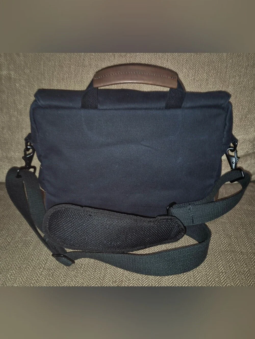 Mint! NutSac 13 Satchel-Pro Waxed Canvas Leather Messenger Men's Bag USA Made!
